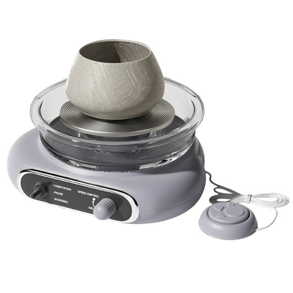 Pottery Machine,8 Tools Turntable Pottery Art 4.7 Turntable Kit Kids Comes With 2 Paint Brushs With 3 Kids Pottery With Petal Pottery Wheel 3 Air- 12 8 Petal Support Pottery Clay Twirltide