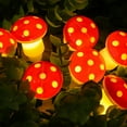 thumbnail image 6 of Fufafayo under $5 Mushroom String Lights, Mushroom String Lights, 5FT 10 LED Battery Operated Fairy Lights, Cute Mushroom Night Light for Bedroom, Garden, Dorm, Party Decor, Wedding, Christmas, 6 of 6