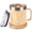 Bamboo, variant on Zhenglu USB Smart Heated Cup with 10Hrs Auto Shut-Off - Self Heating Coffee Mug, Ideal Gifts for Birthday, Mother's Day, Father's Day -12oz Bamboo
