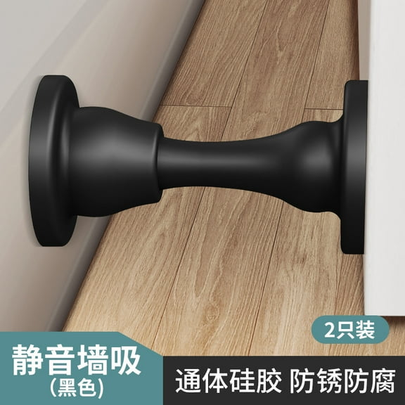 ITSELFER Silicone Door Stopper Soundproof Door Blocker Heavy Duty Door Holder Door Knob Protector Adhesive Door Stop For Wall And Floor