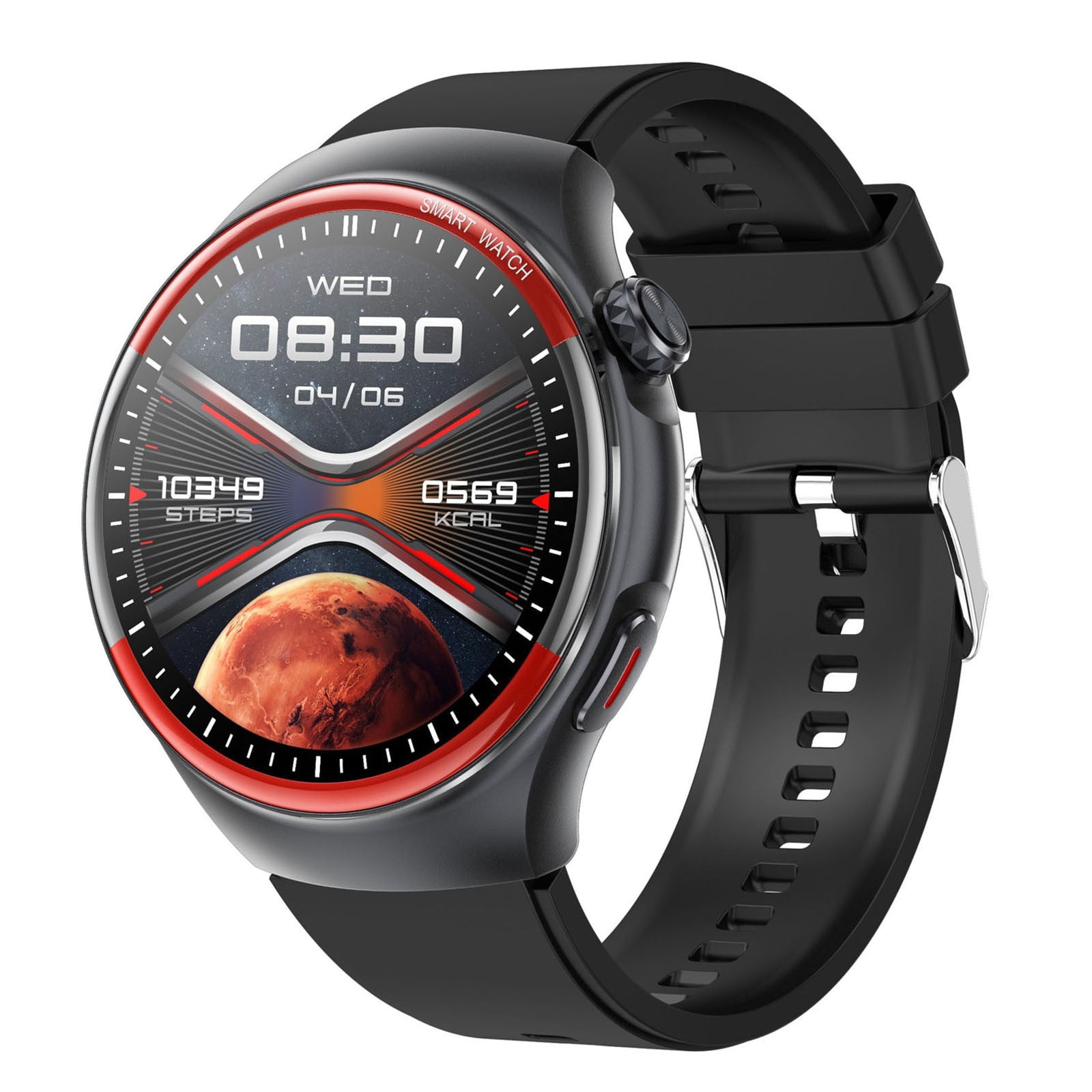 Nkmbld Watch Fitness Tracker Smart Watch 1.43inch 360x360 Display Screen Smart Watches for Android Phones Smart Fitness Watch, Multicolor