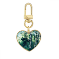 thumbnail image 1 of Llavero de metal en forma de corazón dorado Unbranded Paisaje de la naturaleza la luz verde ciencias forestales, 1 of 3