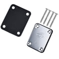 thumbnail image 1 of 70S 4-Bolt Guitar Neck Plate Neckplate with Screws (Silver), 1 of 7
