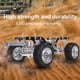 thumbnail image 5 of RC Car Metal Frame, RC Car Frame, Camión RC De Fibra De Carbono Para 1/12 RC Car RC Model Car RC Crawler Car Mgaxyff Plata MN-90S, 5 of 8