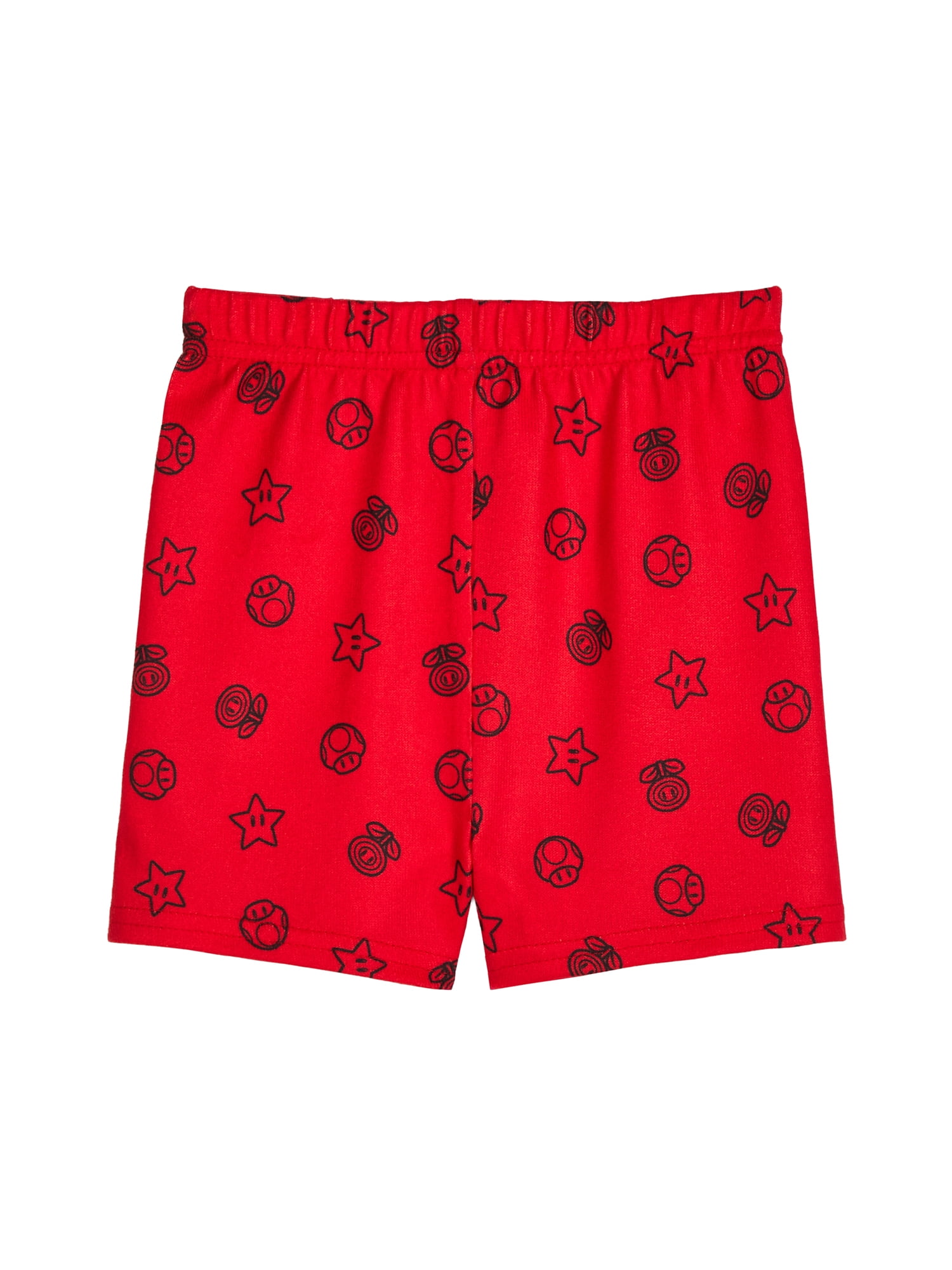 Super Mario Toddler Boys Short Sleeve Pajama Set, 3-Piece, Sizes 12M-5T