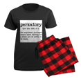 thumbnail image 5 of CafePress - Perkatory Pajamas - Women's Short Sleeve Print T-Shirt and Pants Dark Cotton Pajama Set, 5 of 7