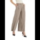 thumbnail image 1 of Pantalones Palazzo Largos de Pierna e Informales de Cintura Alta para Mujer, Talla Regular Caqui L, 1 of 8