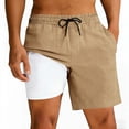 thumbnail image 2 of Men's 2 in 1 Athletic Shorts 7 Inch Inseam Performance Workout Short Pants with Compression Liner & Phone Pocket, Quick Dry Training Running Wear for Basketball, 2 of 9