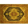 thumbnail image 1 of Ahgly Company Indoor Rectangle Geometric Yellow Traditional Area Rugs, 7' x 10', 1 of 4