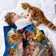 thumbnail image 2 of Tiana (La Princesa y el Sapo) anti-pilling, suave, ligera, esponjosa y acogedora de lujo para hogar y cocina – Perfecta para niños y adultos,150X200cm, 2 of 6