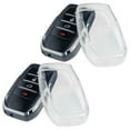 thumbnail image 6 of 2Pc For Toyota Transparent Clear Smart Car Key Fob Cover Case Holder Accessories, 6 of 11