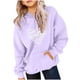 thumbnail image 2 of Camiseta de manga larga para niños, cuello redondo, color liso, ideal para niños y niñas, sudadera con capucha de poliéster., 2 of 6