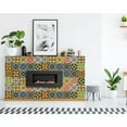 thumbnail image 4 of HomeRoots 400042 6 x 6 in. Euro Green Mosaic Peel & Stick Removable Tiles, 4 of 5