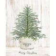 thumbnail image 2 of Jacobs, Cindy 26x32 Gold Ornate Wood Framed with Double Matting Museum Art Print Titled - Merry Christmas Tree, 2 of 4