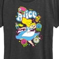 thumbnail image 3 of Alice in Wonderland - Alice Stickers - Women's Short Sleeve Graphic T-Shirt, 3 of 5