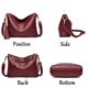 thumbnail image 5 of Soft Leather Women Bag Brand Designer Ladies Handbag Purses Luxury Female Shoulder Bag Large Capacity Crossbody Bags Sac a Main, 5 of 5