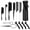 Black, variant on 11 Pcs Hair Brush Set with Continuous Hair Spray Bottle 6.8oz/200ml, Hair Styling Comb Set Rat Tail Combs for Toddlers, Hair Clip,Edge Brush, Braiding, Slicking Hair for Women, Men (Purple)