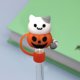 thumbnail image 3 of Juego de 5 Tapones para Popotes de Halloween | Reutilizables de Silicona de 10 Mm | Decoraciones Espeluznantes para Fiestas | Accesorios para Bebidas de Carnaval de Halloween | Artículos Temáticos pa, 3 of 4