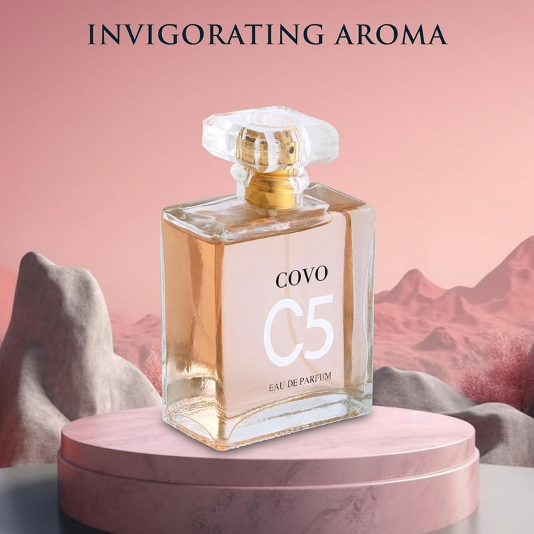 Covo C5 Eau de Parfum for Women, 3.4 fl oz, Floral Woody Long