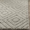 thumbnail image 3 of SAFAVIEH Natura Glenda Geometric Diamonds Wool Area Rug, Silver, 8' x 10', 3 of 5