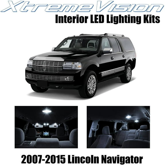 XtremeVision Interior LED for Lincoln Navigator 2007-2015 5 pcs Pure White Interior LED Kit   Installation Tool