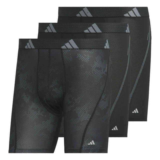 Calzoncillos tipo bóxer adidas Performance Athletic Mesh, paquete de 3