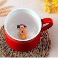 thumbnail image 1 of Christmas Mug Coffee Milk Breakfast Mug Snowman Santa Claus Cartoon Ceramics Cup 3d Animal Christmas Gift Cup For Friend Family, 1 of 1