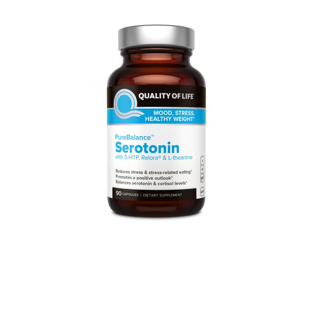 Quality of Life Pure Balance Serotonin Premium 5HTP & Stress