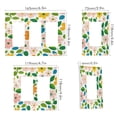 thumbnail image 2 of Yayeee Rocker Switch Wall Plate 3-Gang 6.5"x4.6" Home Decorative Outlet Cover, Retro Orange Floral, 2 of 6