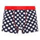 thumbnail image 3 of Happy Socks Bóxers para hombre, paquete de 3 - Trunks, algodón elástico, lisos/estampados Navy Big Dot S (Small), 3 of 7