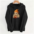 thumbnail image 6 of NSLGXD Funny Ghost Graphic Womens Drawstring Hoodies Cute Halloween Oversized Loose Hooded Sweatshirt Long Sleeve Casual Baggy Tops with Pocket S-XL, 6 of 6