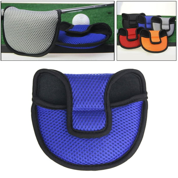 Malla Golf Club Mallet Putter Head Cover Headcover Se adapta a la mayoría de los putters estilo mazo, duradero y resistente a las arrugas Azul Macarena Cubierta de la cabeza del putter de golf