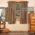 thumbnail image 2 of VHC Brands Rustic Cedar Green Plaid Cotton Ridge Curtains Rod Pocket Tie Back(s) Panel Pair, 2 of 4