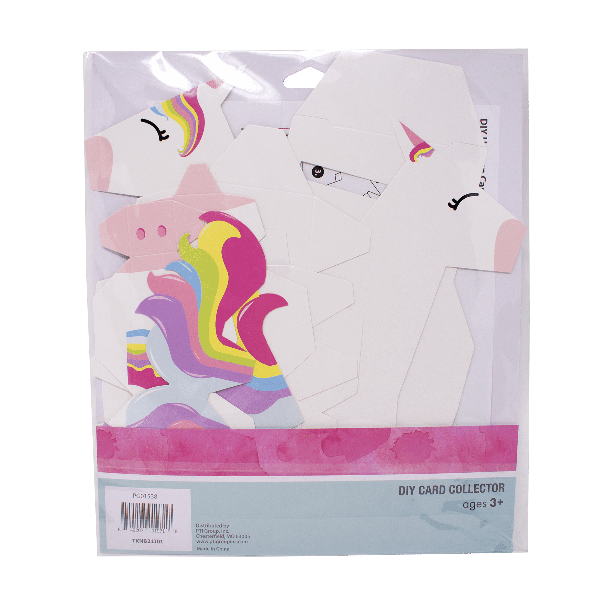 Gloween Valentines Day Cards for Kids and Mailbox for Classroom Exchange - Unicorn, Llamacorn, Narwhal, Caticorn (1 Mailbox, 32 Valentine Cards, 1