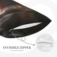 thumbnail image 3 of Lsque Playful Baby Hippo Splash Pattern Pillow Case – Soft & Cozy Throw Pillow Cover, Hypoallergenic Cushion Case for Sleeping Women with Envelope Closure-14"x20", 3 of 6