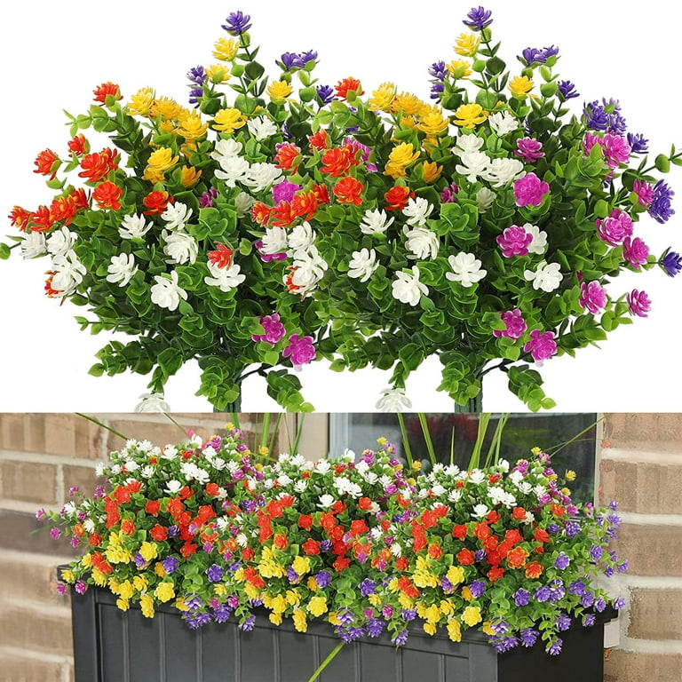 Artificial Flowers Outdoor Fake, Faux Flowers For Outdoor Use