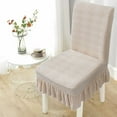 thumbnail image 4 of Jubipavy Bubble Group Chair Cover Chair Covers For Dining Room Stretch Chair Slipcovers With Skirt For Kitchen Seat Protectors Wedding Banquet Decor Spandex Fabric Washable, 4 of 8