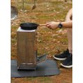 ShYlai BBQ Picnic Stove Stainless Steel Burning Wood Stove Detachable