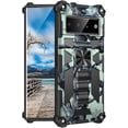 thumbnail image 2 of Phone Case for Google Pixel 6 Pro,Army Camouflage Case with Military Grade Protection Drop-Tested and Built-in Kickstand Cover for Google Pixel 6 Pro MC Mint Green, 2 of 6