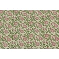 thumbnail image 5 of Casavani Hand Block Printed Cotton Green Area Rugs 12'x15' Area Rugs for Living Room & Dining Room, 5 of 7