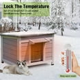 Outdoor Cat House with Insulated Liner Weatherproof Feral Cat Shelter