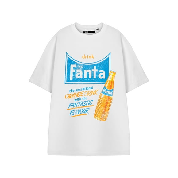 Coca Cola T-Shirt Unisexe à Manches Courtes Blanc