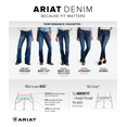 thumbnail image 3 of Ariat R.E.A.L. Rosa Perfect Rise Boot Cut Jeans, Lita - Size 29 R, 3 of 7