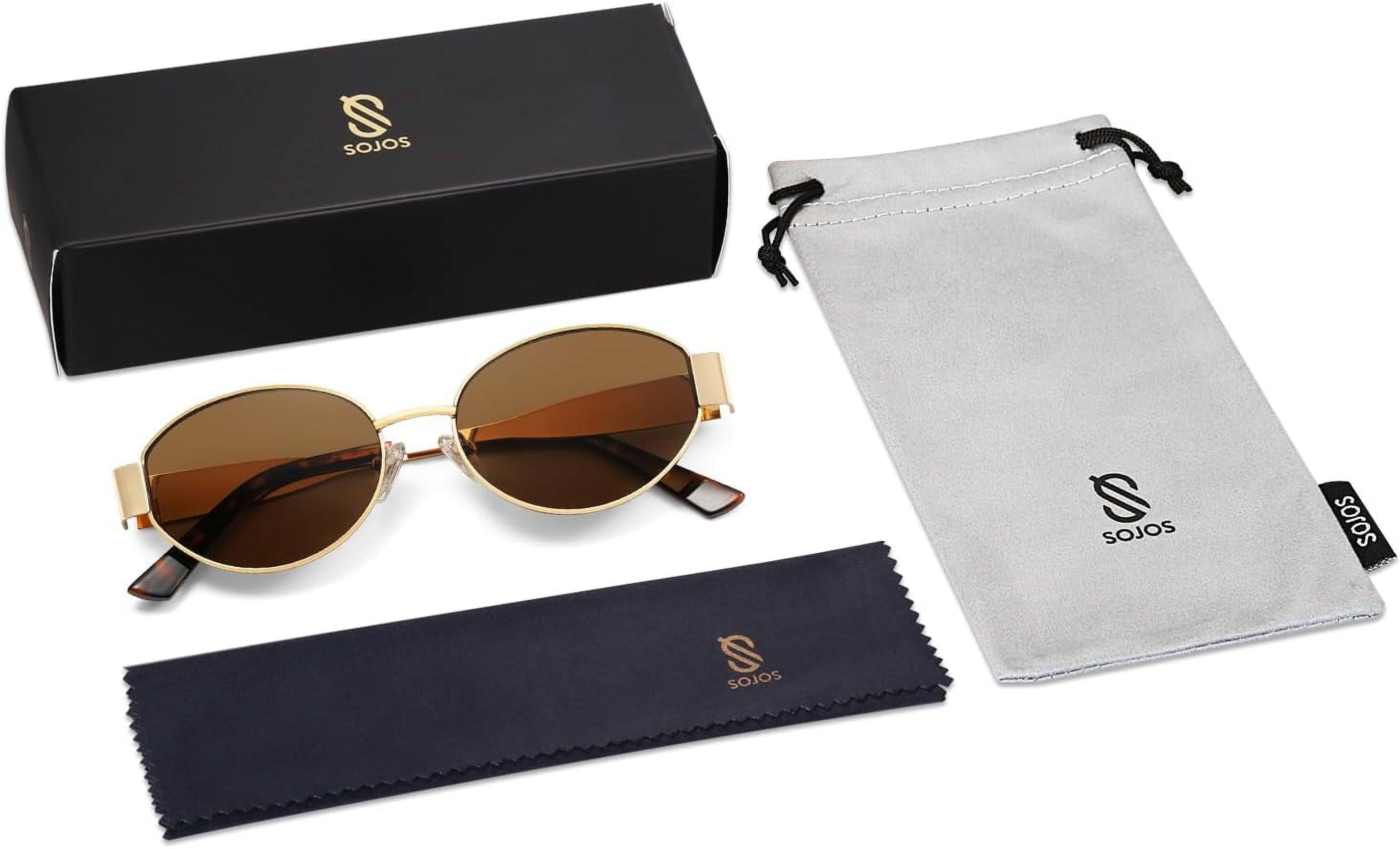 SOJOS UV Protection Unisex Classic Retro Oval Trendy SOJOS UV Protection Unisex Classic Retro Oval Trendy