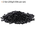 thumbnail image 3 of Uxcell 500g/1.1lb 3-6mm Glass Stones Pebbles Decor for Vase Filler Aquarium, Black, 3 of 6