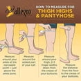 thumbnail image 6 of Allegro 15-20 mmHg Essential 14 Sheer Compression Pantyhose for Women – Open Toe Support Hose with Light Control Top, Soft Waistband for Daily Comfort, 6 of 7
