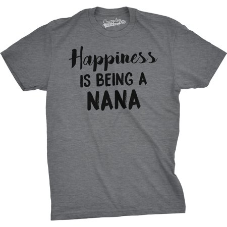 Happiness Is Being a Nana Unisex Fit T shirts Gift Idea Funny Family T (Best Unisex Gift Ideas)