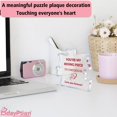 thumbnail image 4 of Placa decorativa acrílica Bdayption Love You Forever, 12 x 12 x 2 cm, 4 of 8