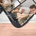 thumbnail image 6 of Couples Gifts Custom Blankets with Photos and Text Multiple Colors Sizes Soft Flannel Blankets Valentines Day Gifts, 6 of 6