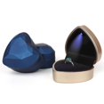 thumbnail image 4 of Caja para anillos con forma de organizador de joyas, pendientes, anillo no incluido, 4 of 5